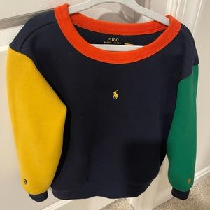 Polo sweatshirt. Size 4T